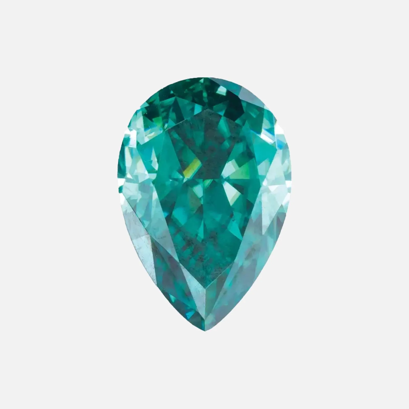 . Teal Moissanite