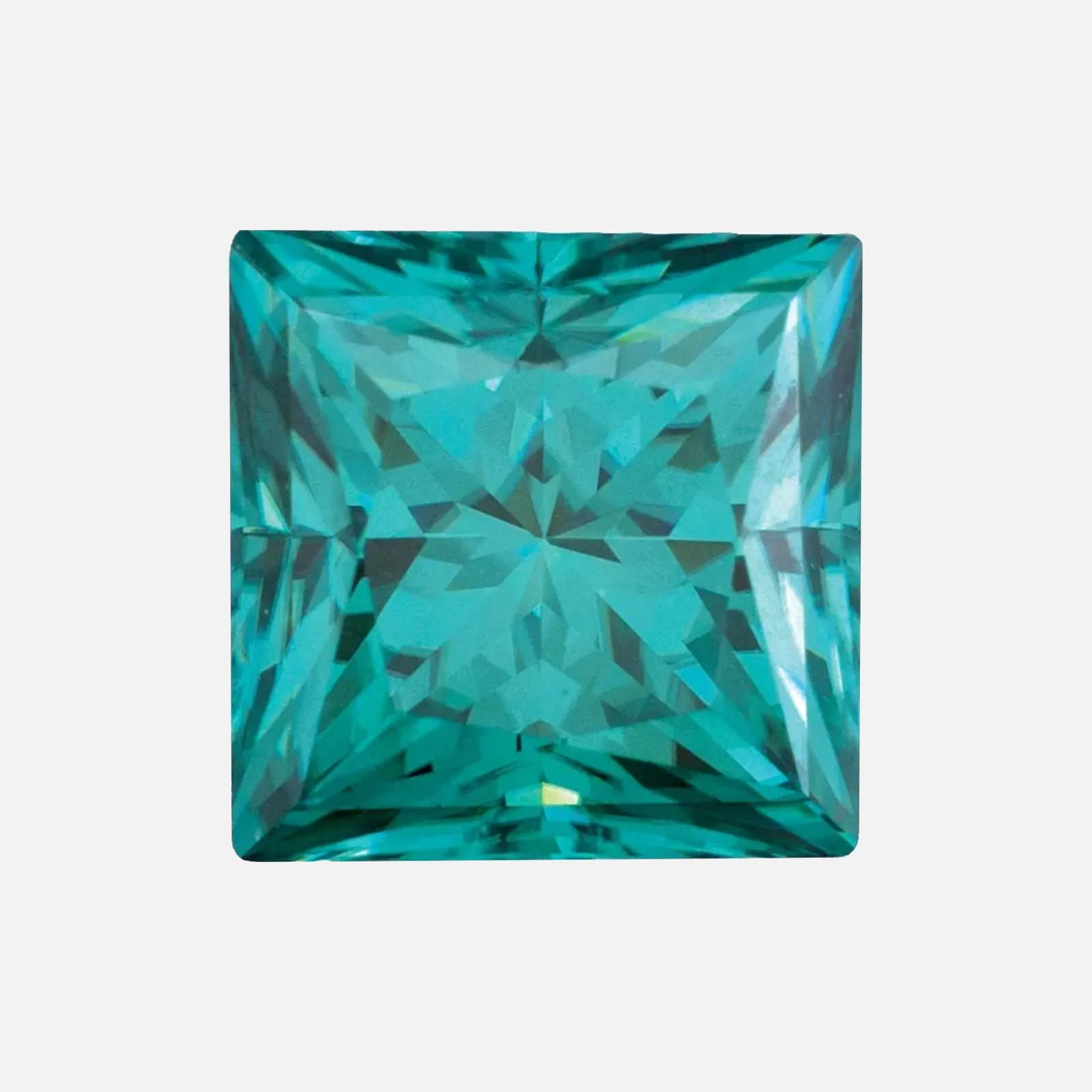 . Teal Moissanite