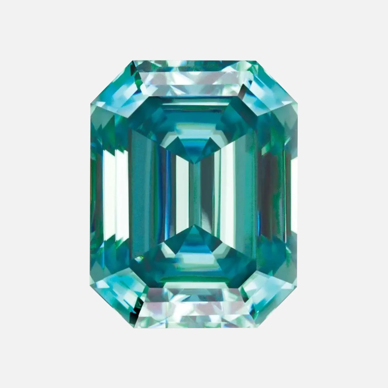 . Teal Moissanite