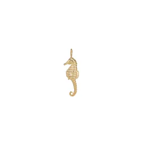 14k Seahorse Charm