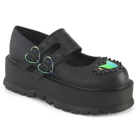 2 Inch Platform SLACKER-25 Black Pu