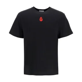 Alexander Mcqueen skull embroidered t-shirt