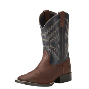 Ariat Boots Kids Tycoon Brazen Brown/ Arizona Sky