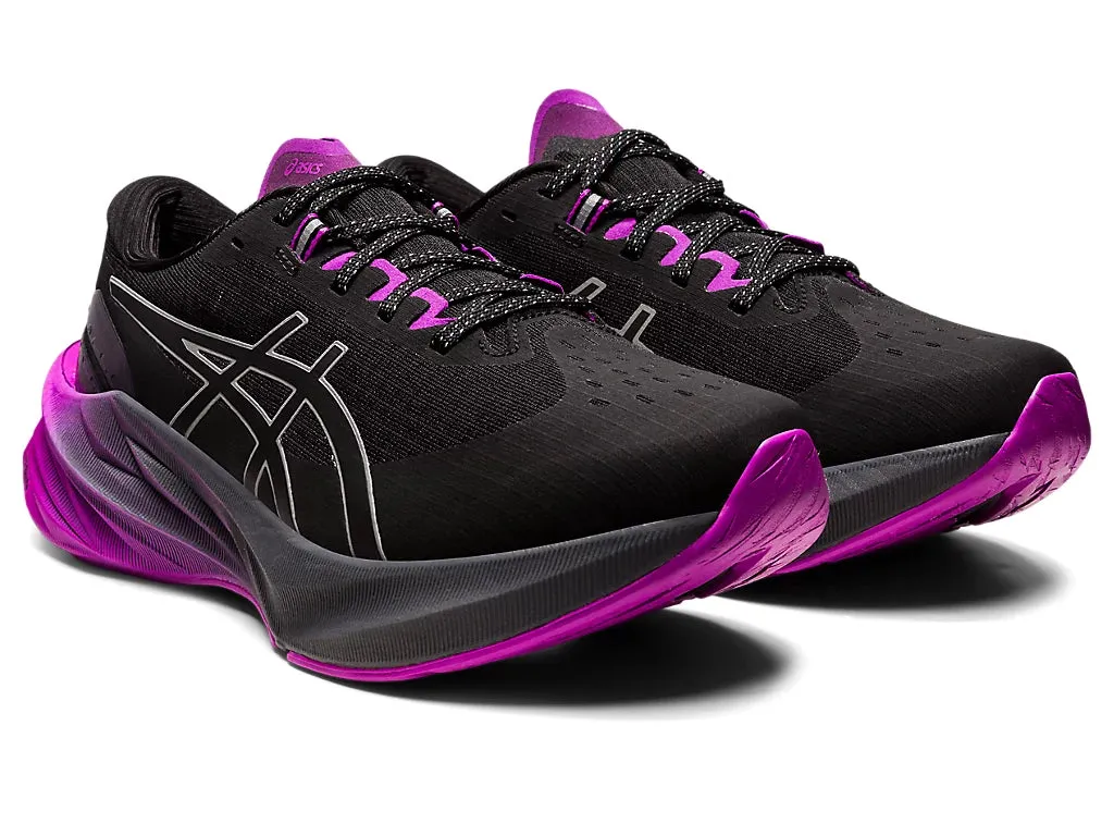 ASICS Women's NOVABLAST 3 LITE-SHOW (Black/Orchid)