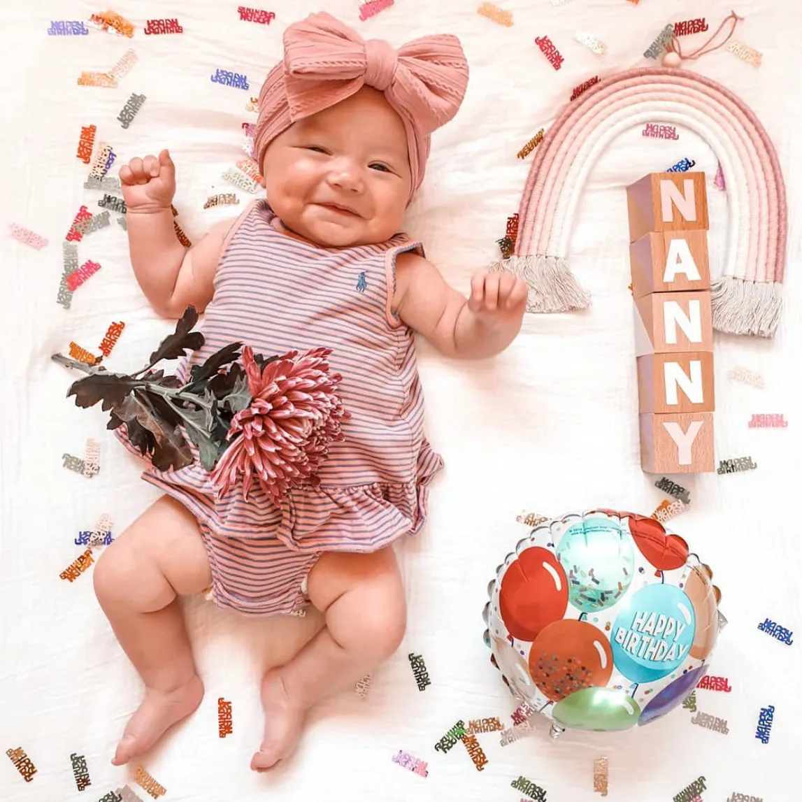 Baby Top Knot Double Bow Headband Fern Green