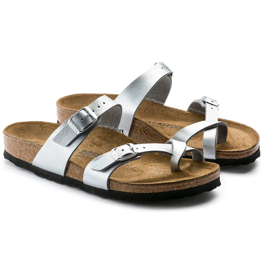 Birkenstock Women's Mayari Birko-Flor (Silver)