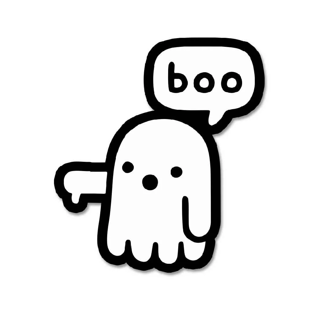 BOOO Sticker