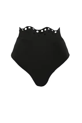 Bottom La Femme Mini Dotted Black HW