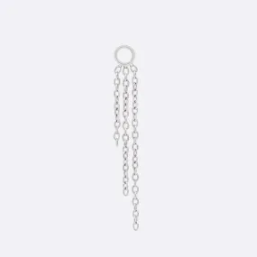 Cascade 3 Charm - 14K WHITE