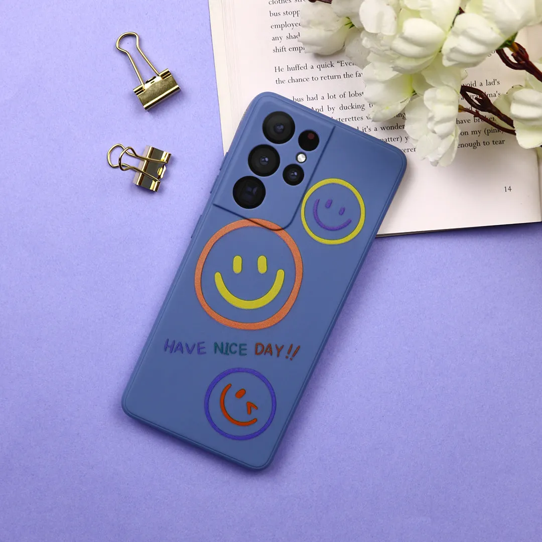 Colorful Cute Smiley Case - Samsung