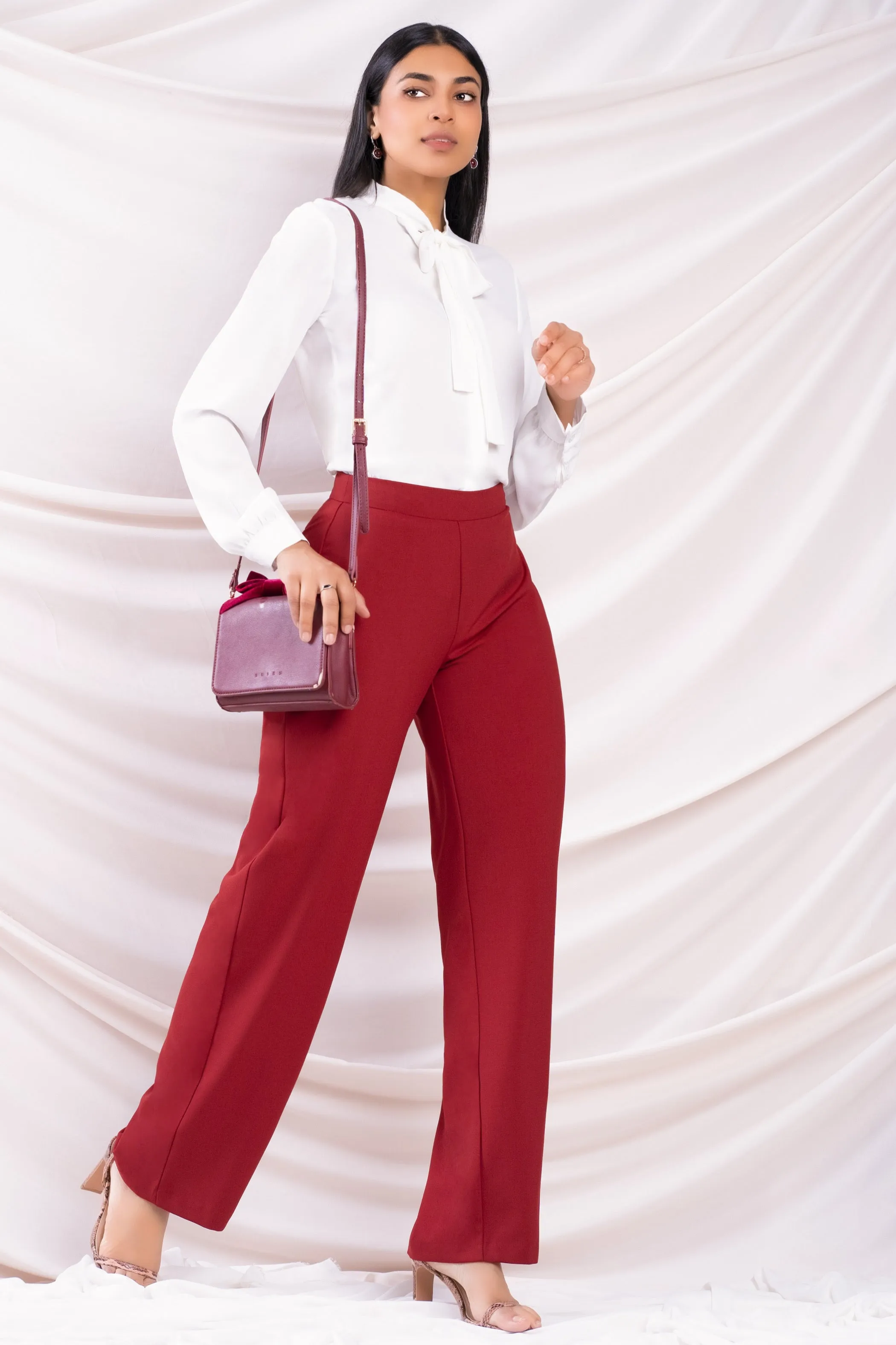 High Waist Wide Leg Pant