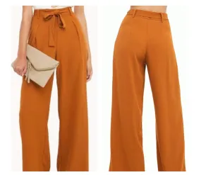 HIGH WAISTED WIDE LEG PANTS