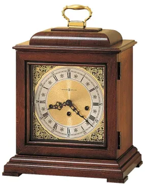 Howard Miller Lynton Chiming Mantel Clock - Key Wound - Brass Finished Dial