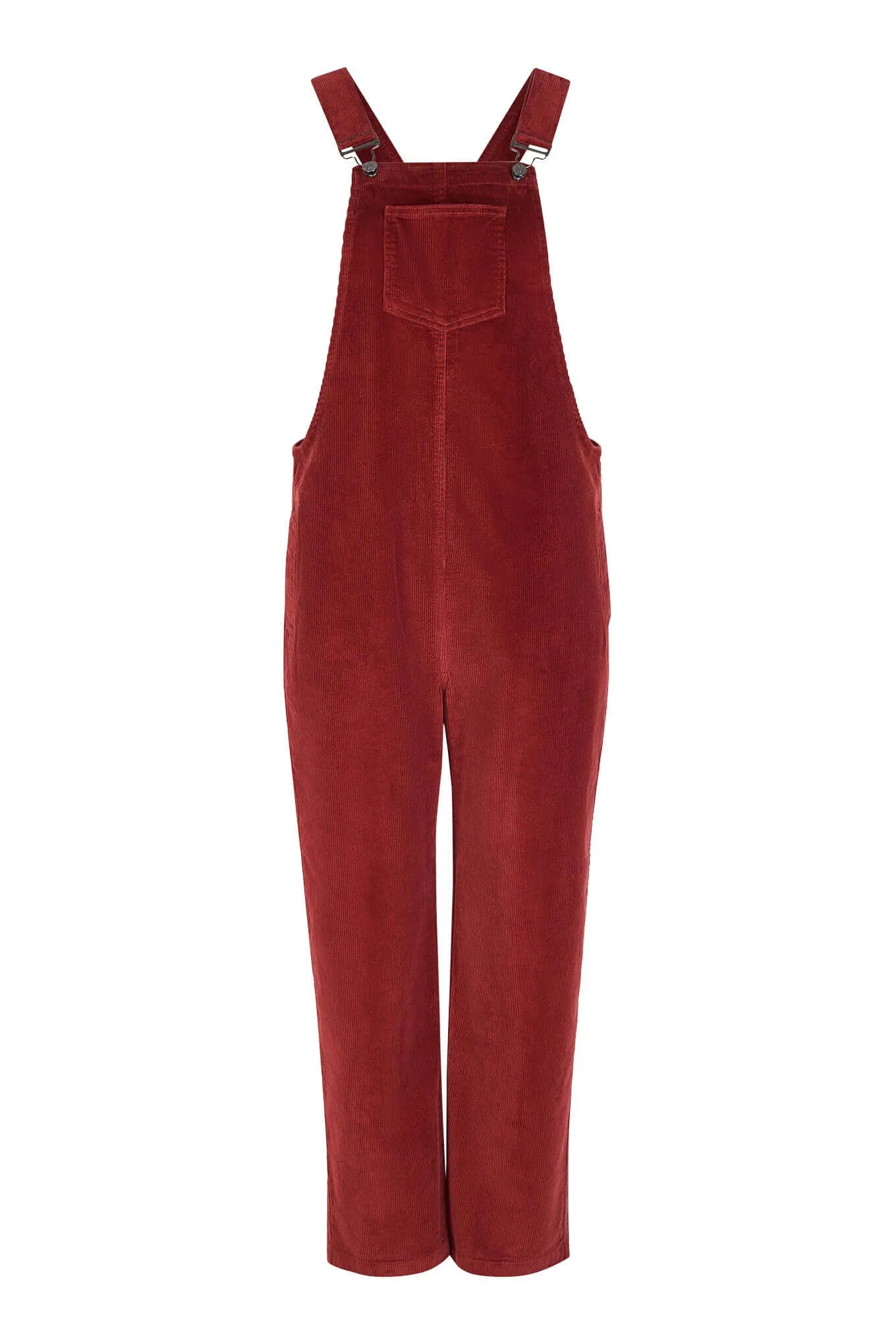 JOY - Organic Cord Dungaree Cherry