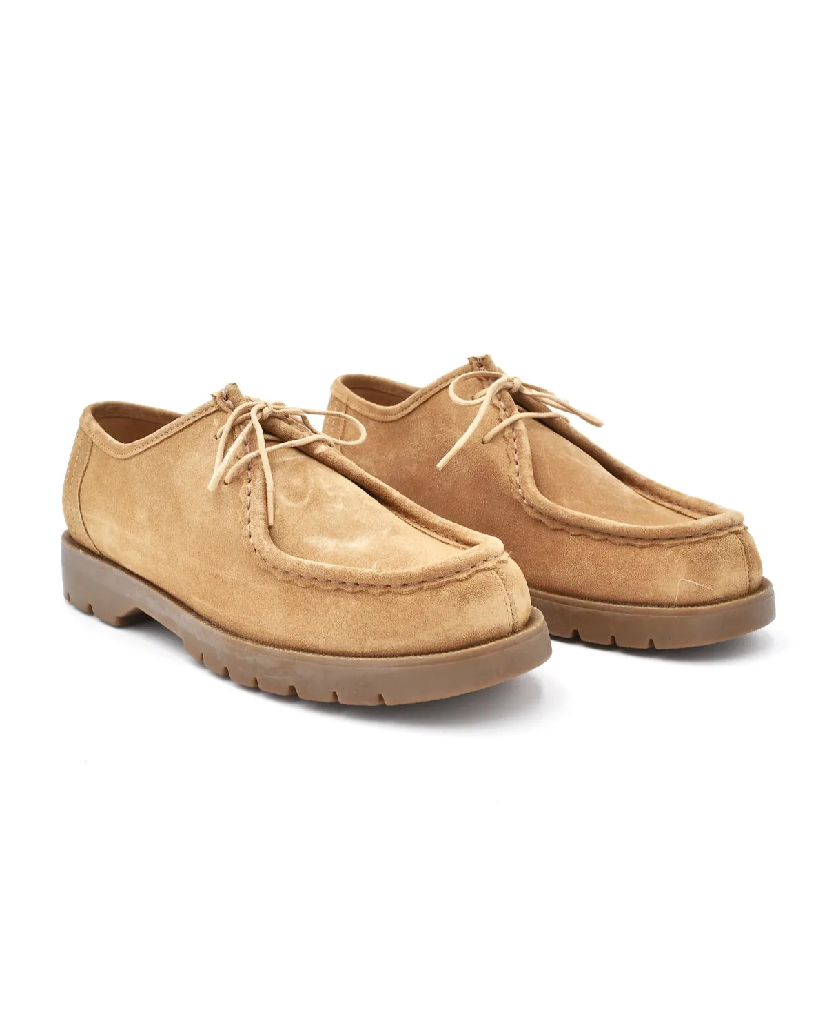 Kleman Tan Suede Padror Tyrolean Shoe