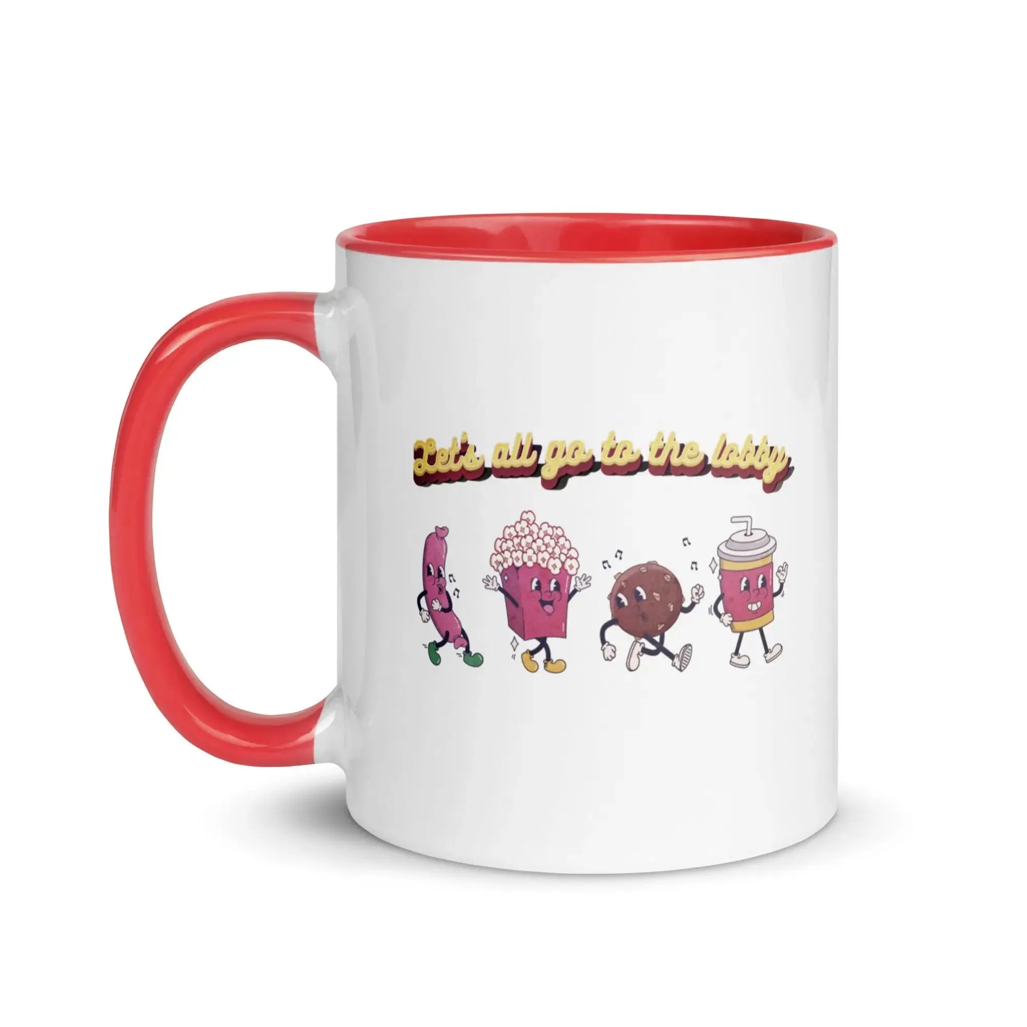 Let's All Go To The Lobby Mug with Color Inside