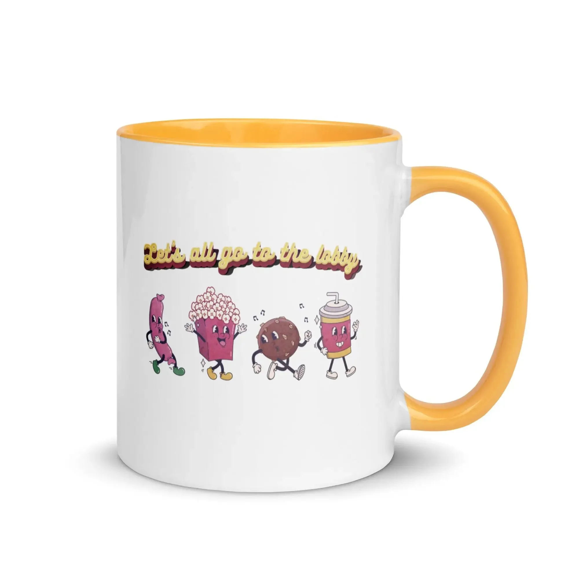 Let's All Go To The Lobby Mug with Color Inside