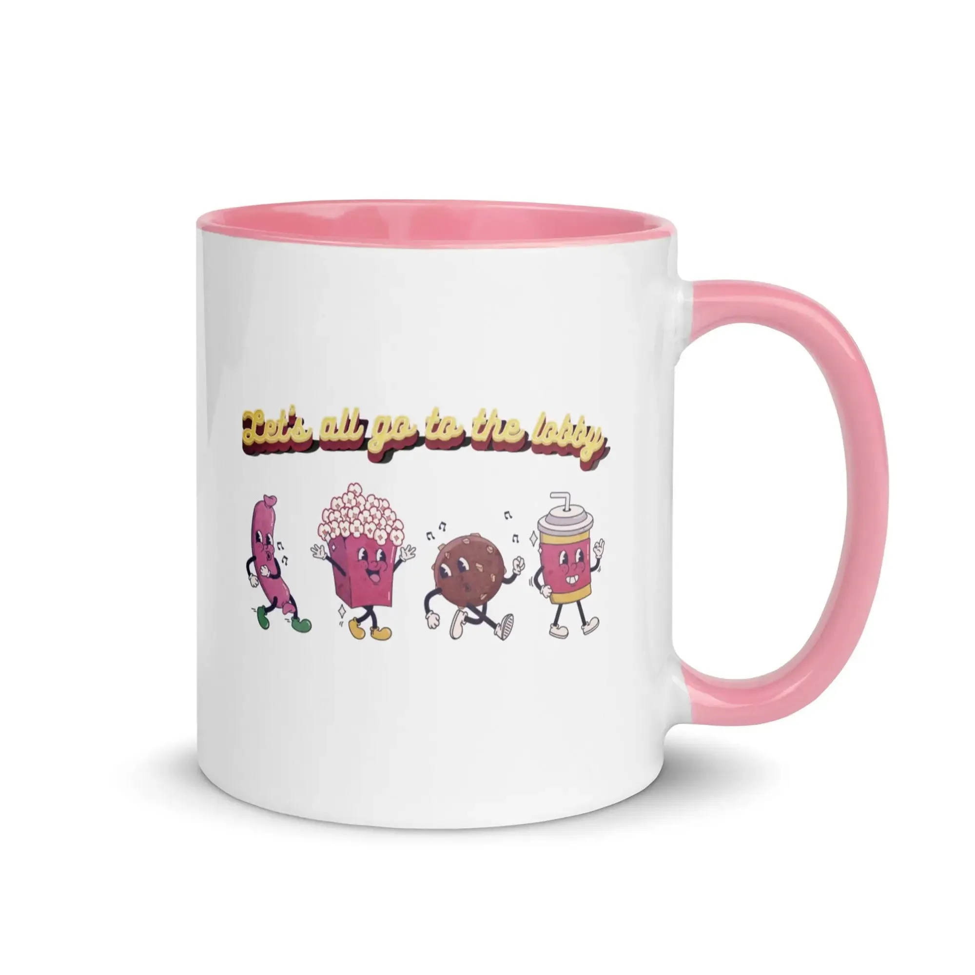 Let's All Go To The Lobby Mug with Color Inside