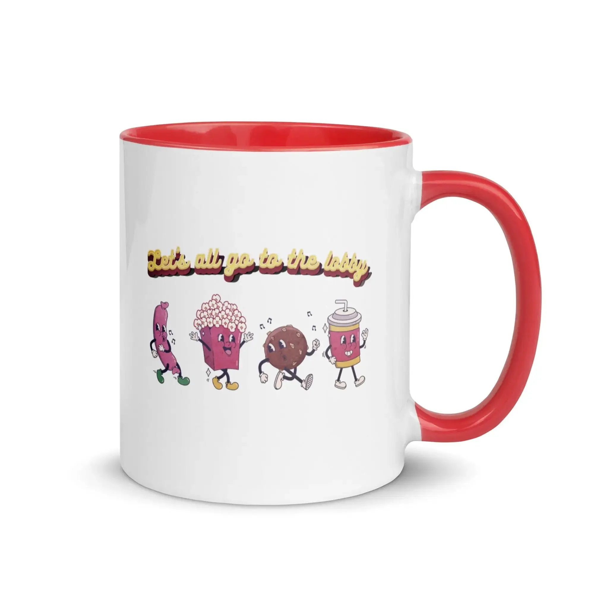 Let's All Go To The Lobby Mug with Color Inside