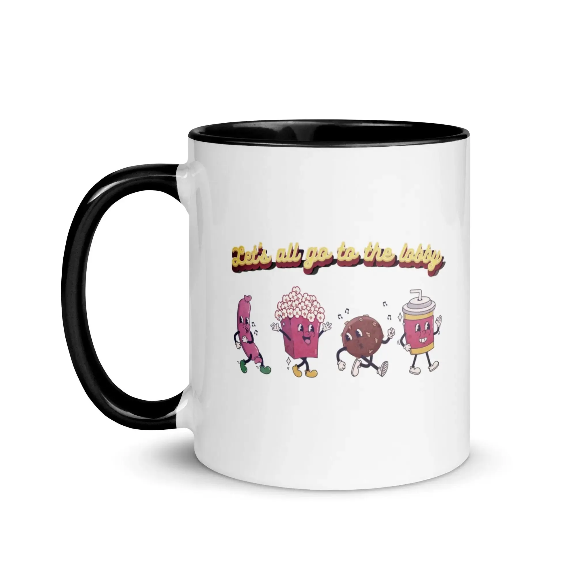 Let's All Go To The Lobby Mug with Color Inside