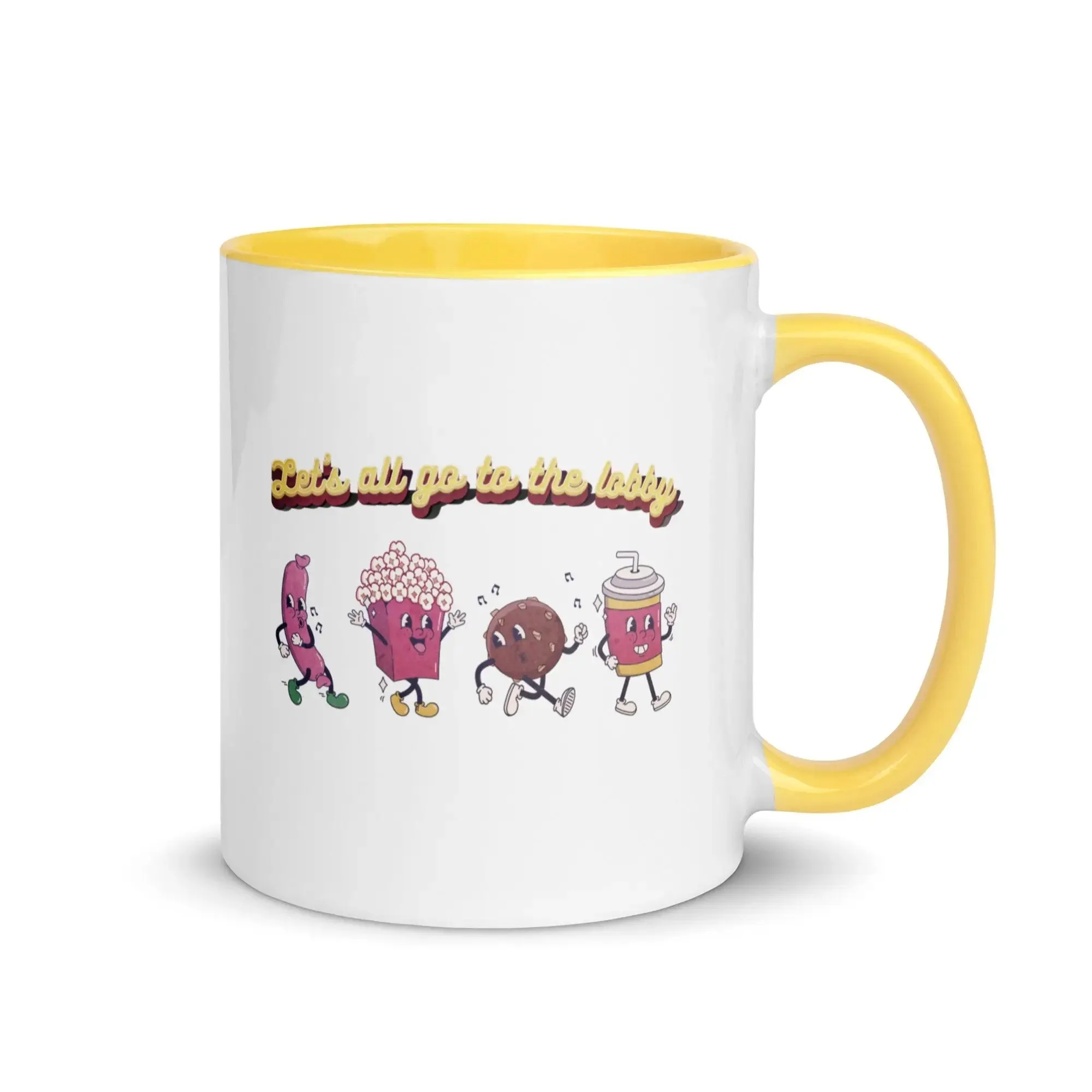 Let's All Go To The Lobby Mug with Color Inside