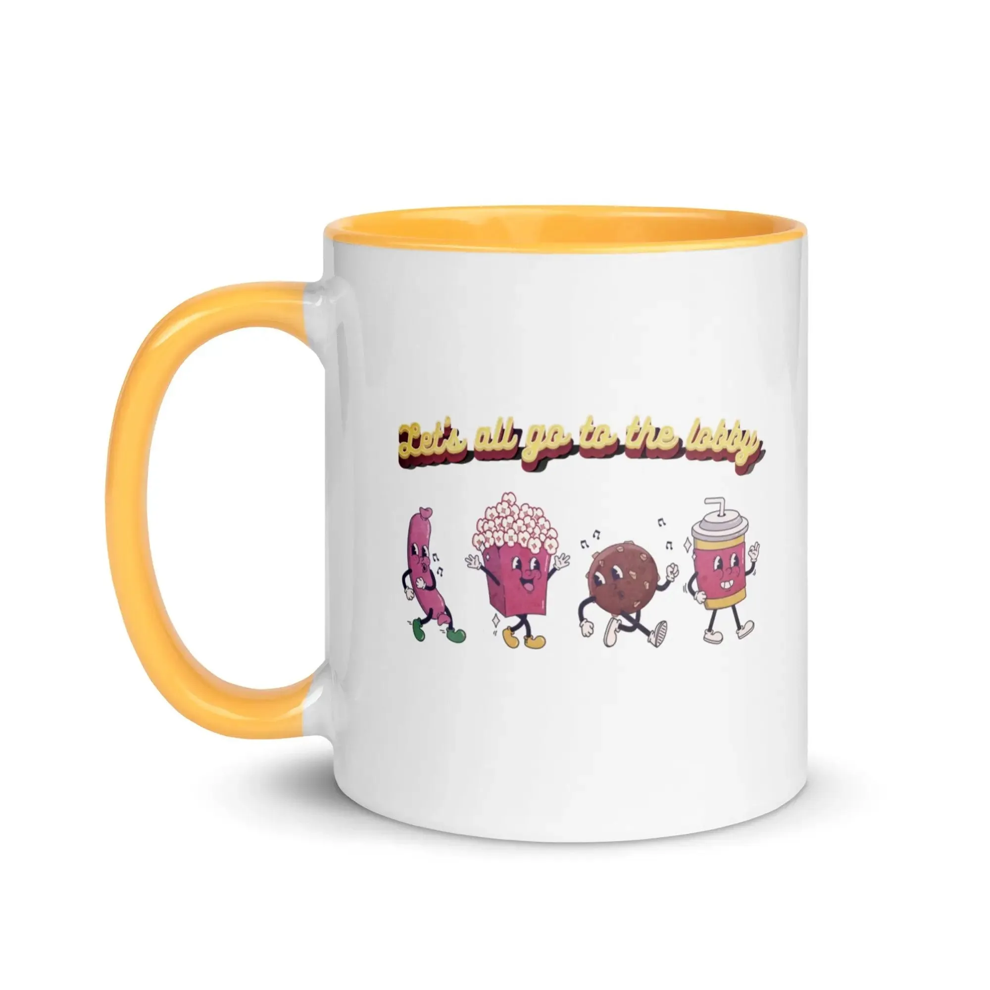 Let's All Go To The Lobby Mug with Color Inside