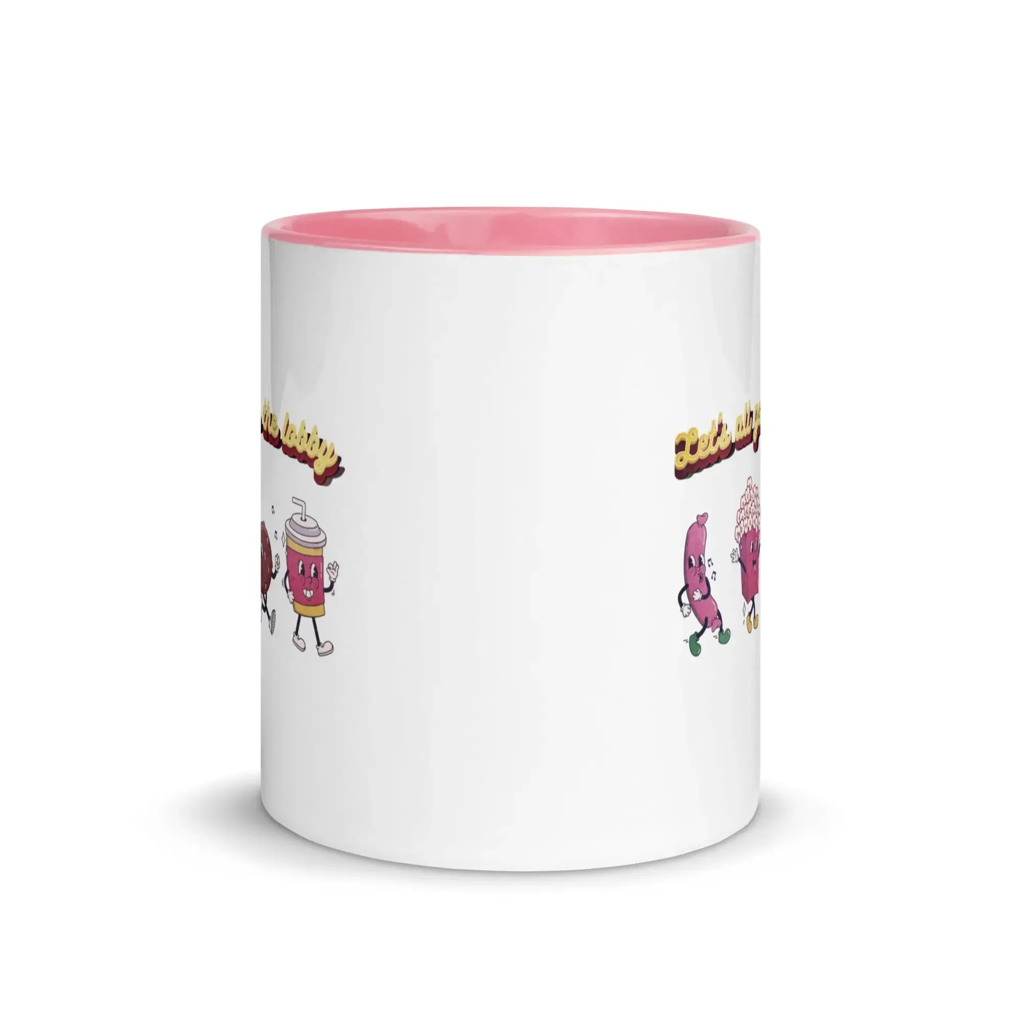 Let's All Go To The Lobby Mug with Color Inside