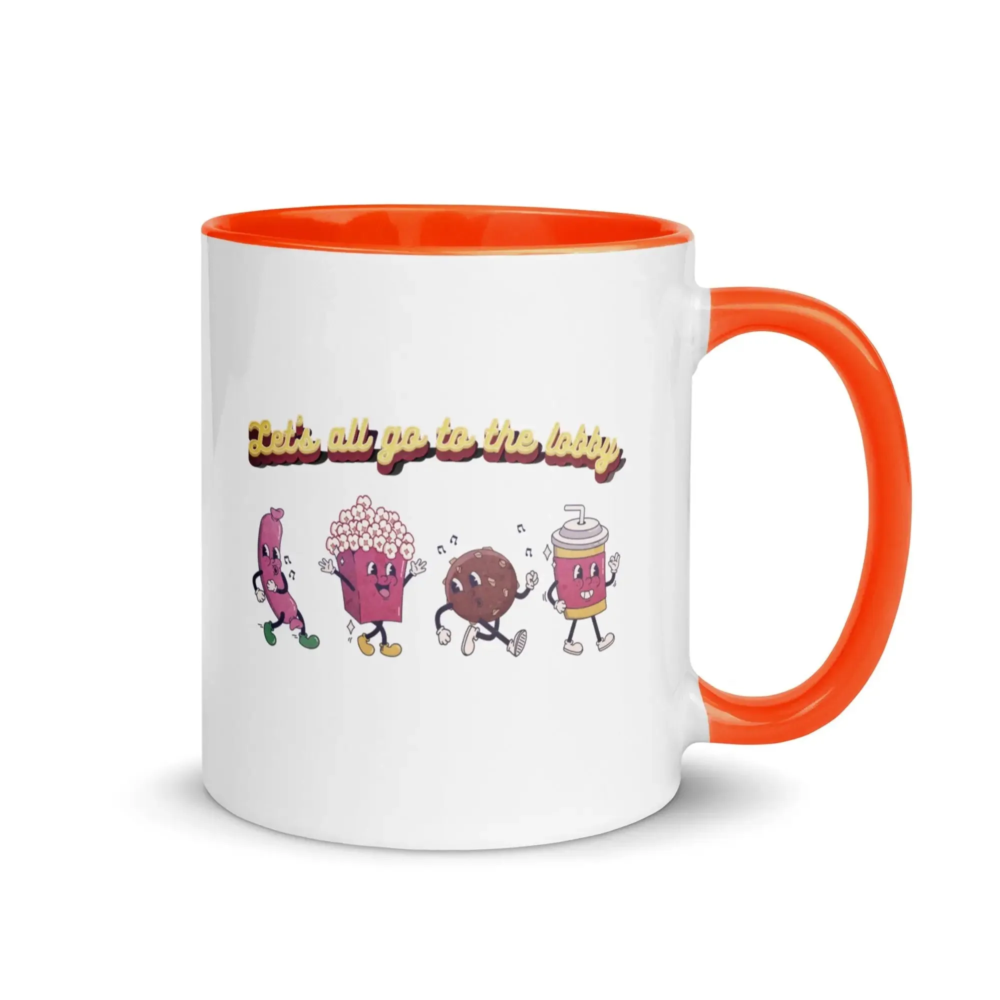 Let's All Go To The Lobby Mug with Color Inside