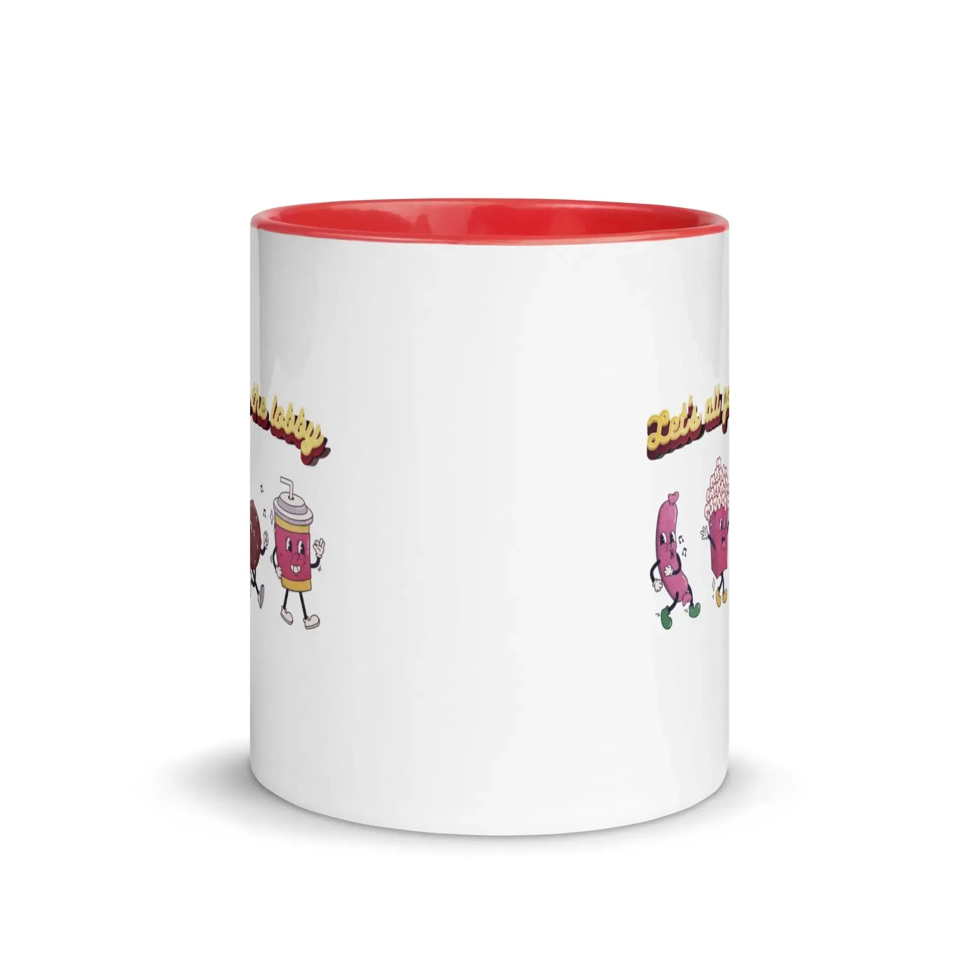 Let's All Go To The Lobby Mug with Color Inside