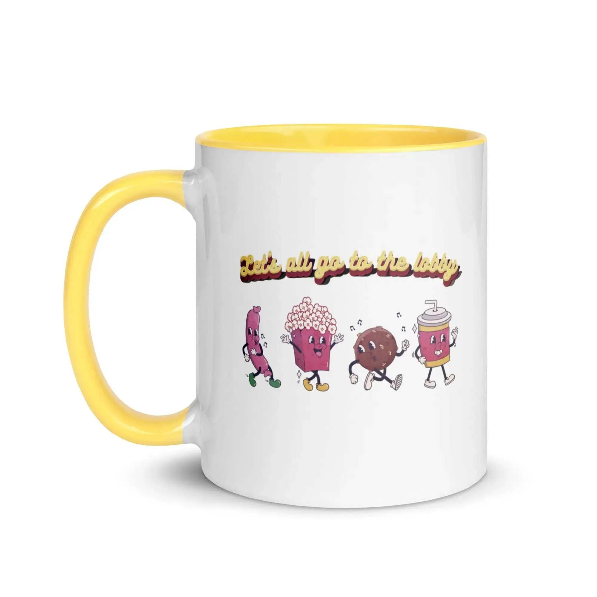 Let's All Go To The Lobby Mug with Color Inside