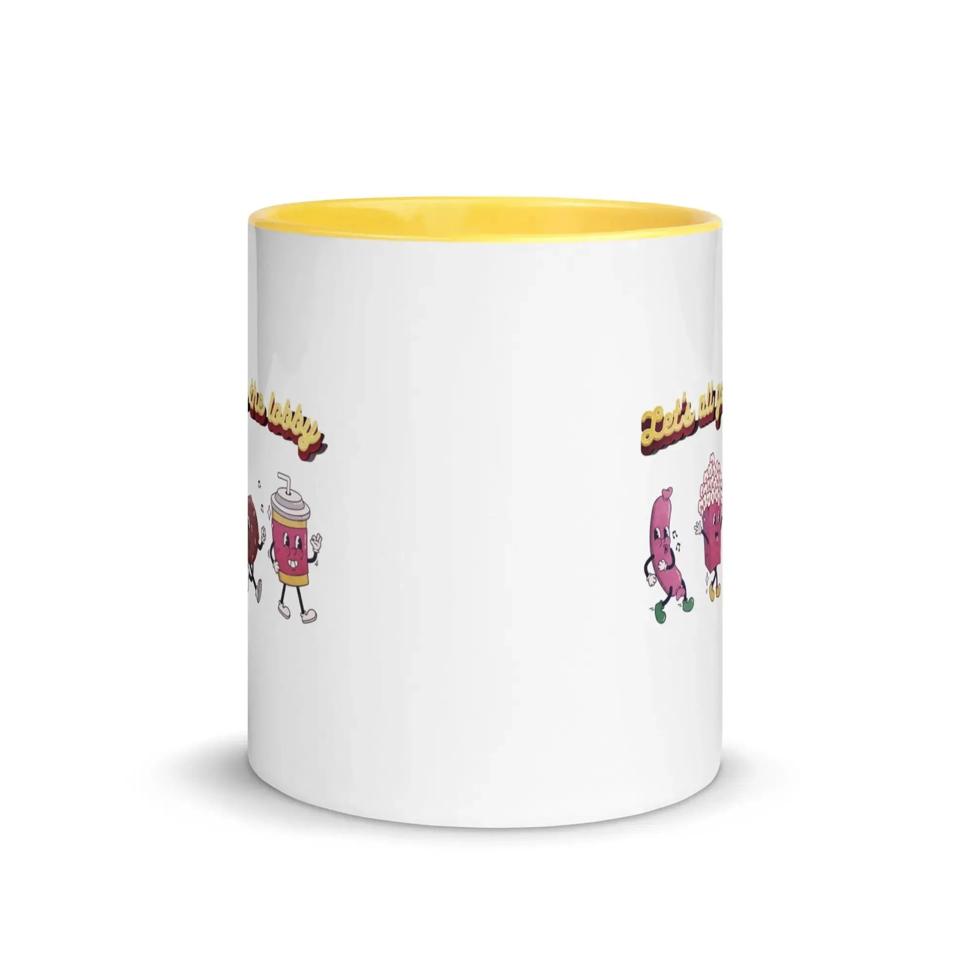 Let's All Go To The Lobby Mug with Color Inside