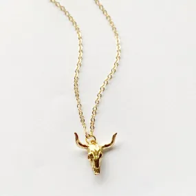 Long Horn Necklace