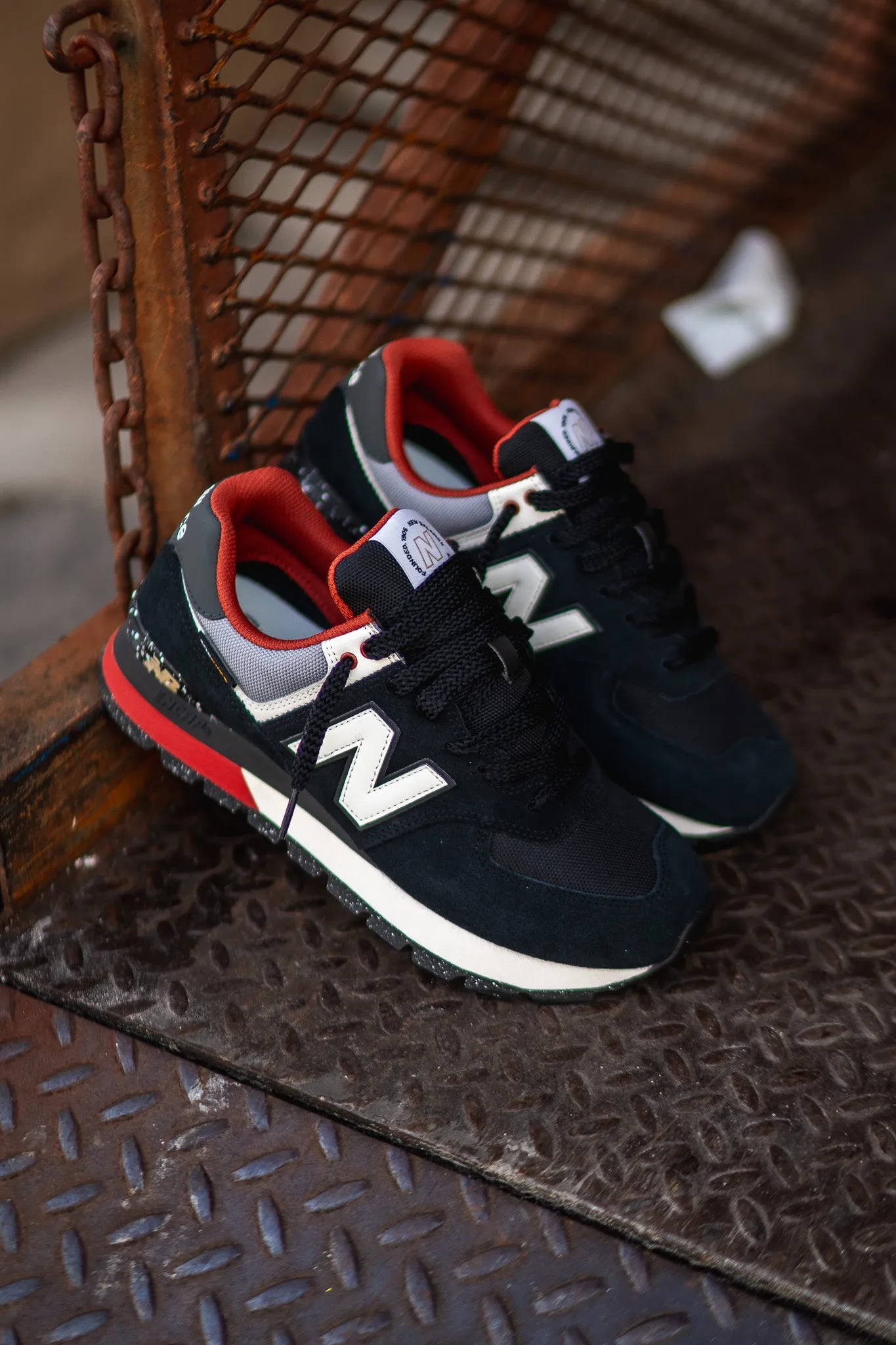 Mens New Balance 574 (Cordura Black) - ML574DAT