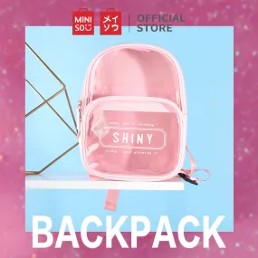 MINISO Cute Transparent Backpack