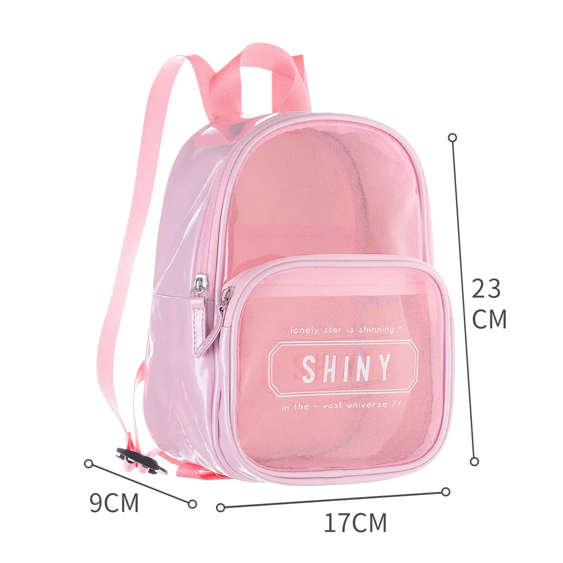 MINISO Cute Transparent Backpack