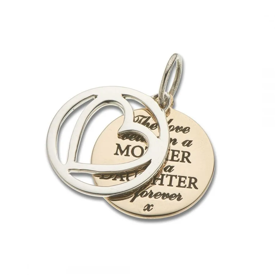 Mother Daughter Slider Charm