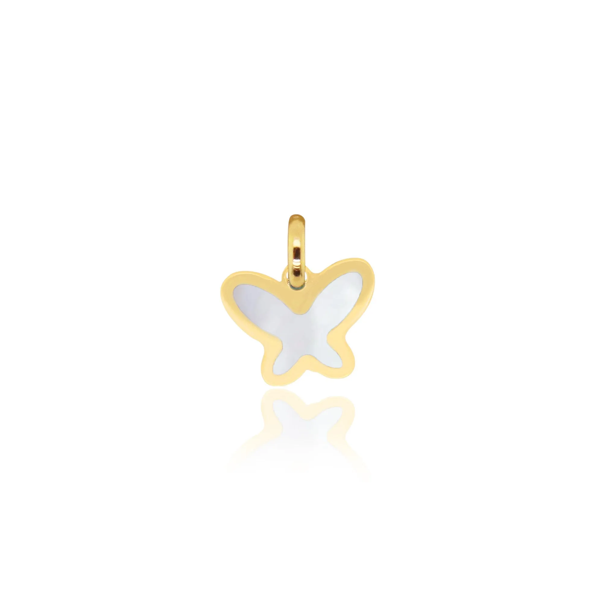 Mother of Pearl Butterfly Charm