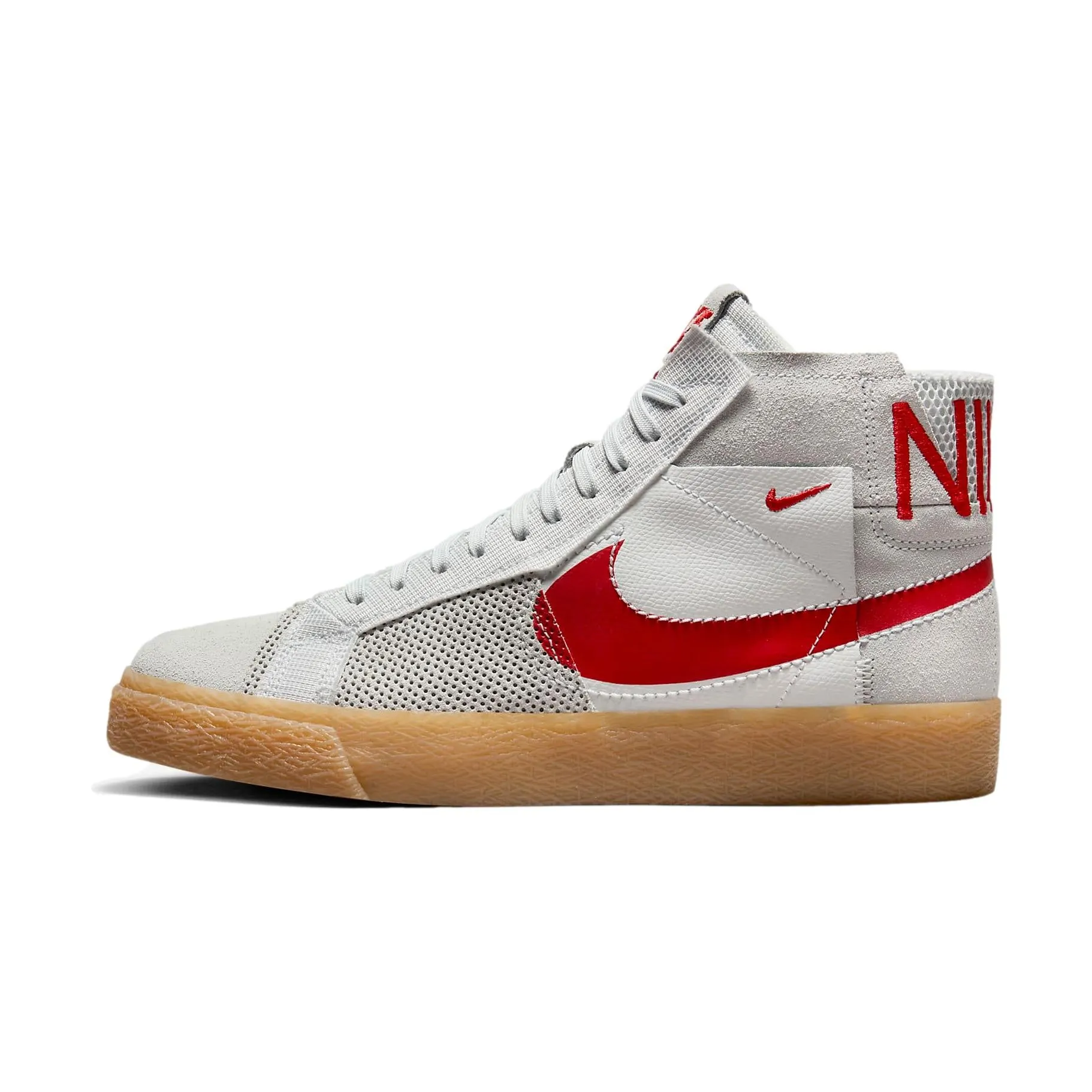 Nike SB Blazer Mid Premium Summit White/Pure Platinum/University Red