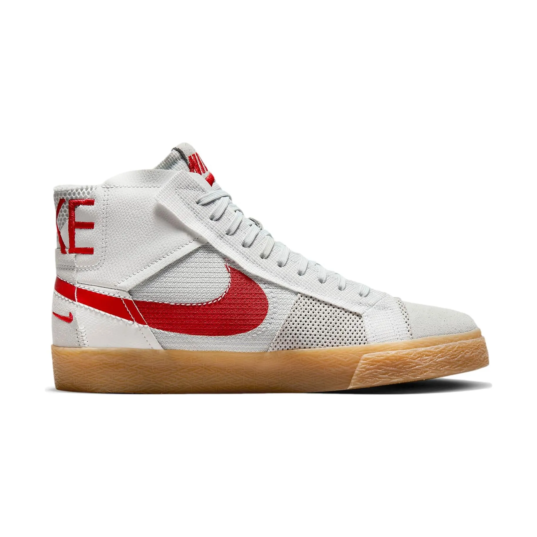 Nike SB Blazer Mid Premium Summit White/Pure Platinum/University Red