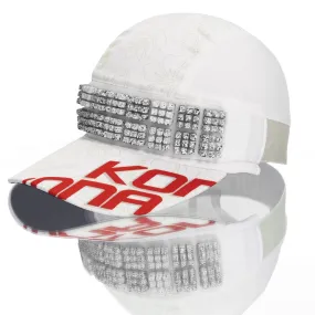 Omius by Headsweats Kona White Running Hat   Cubes Bundle