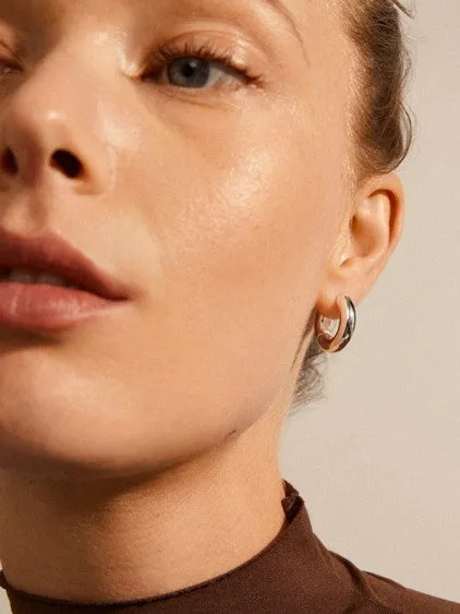 PILGRIM Aica Chunky Hoop Earrings