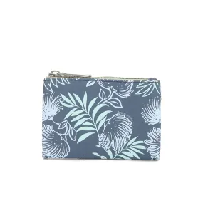 Pouch Zip Small Lehua Grey