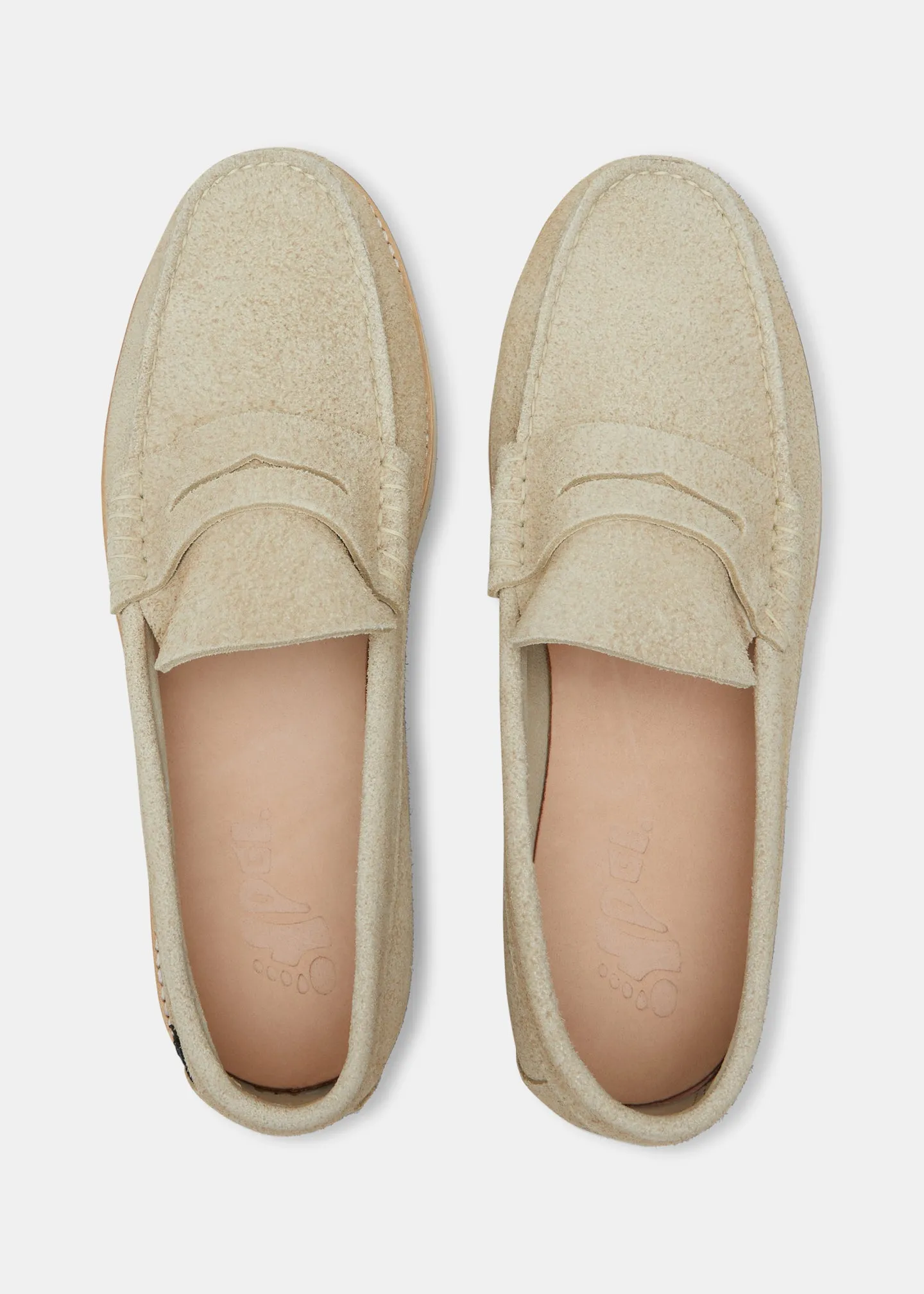 Rudy II Suede Loafer On EVA - Hairy Sand