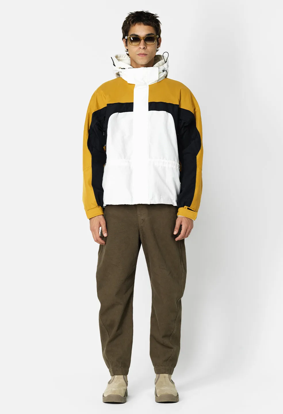 Sail Snow Jacket / White X Mustard