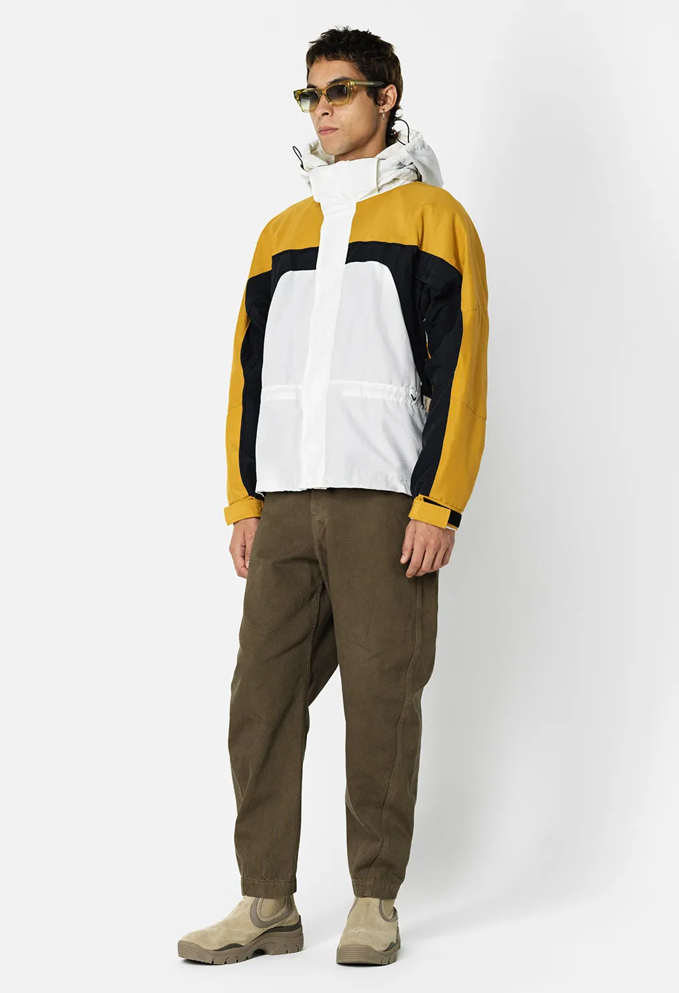 Sail Snow Jacket / White X Mustard