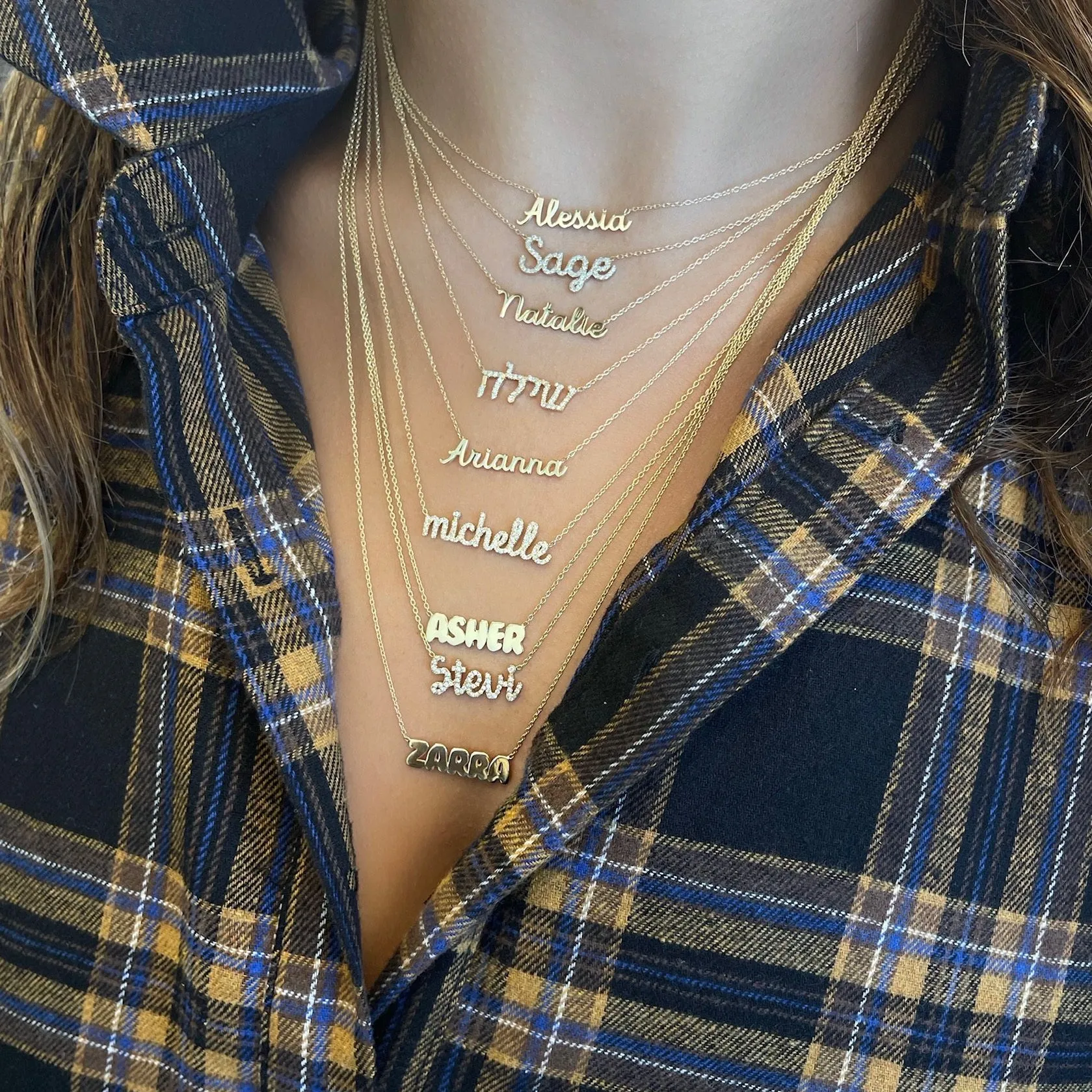 Single Name Necklace