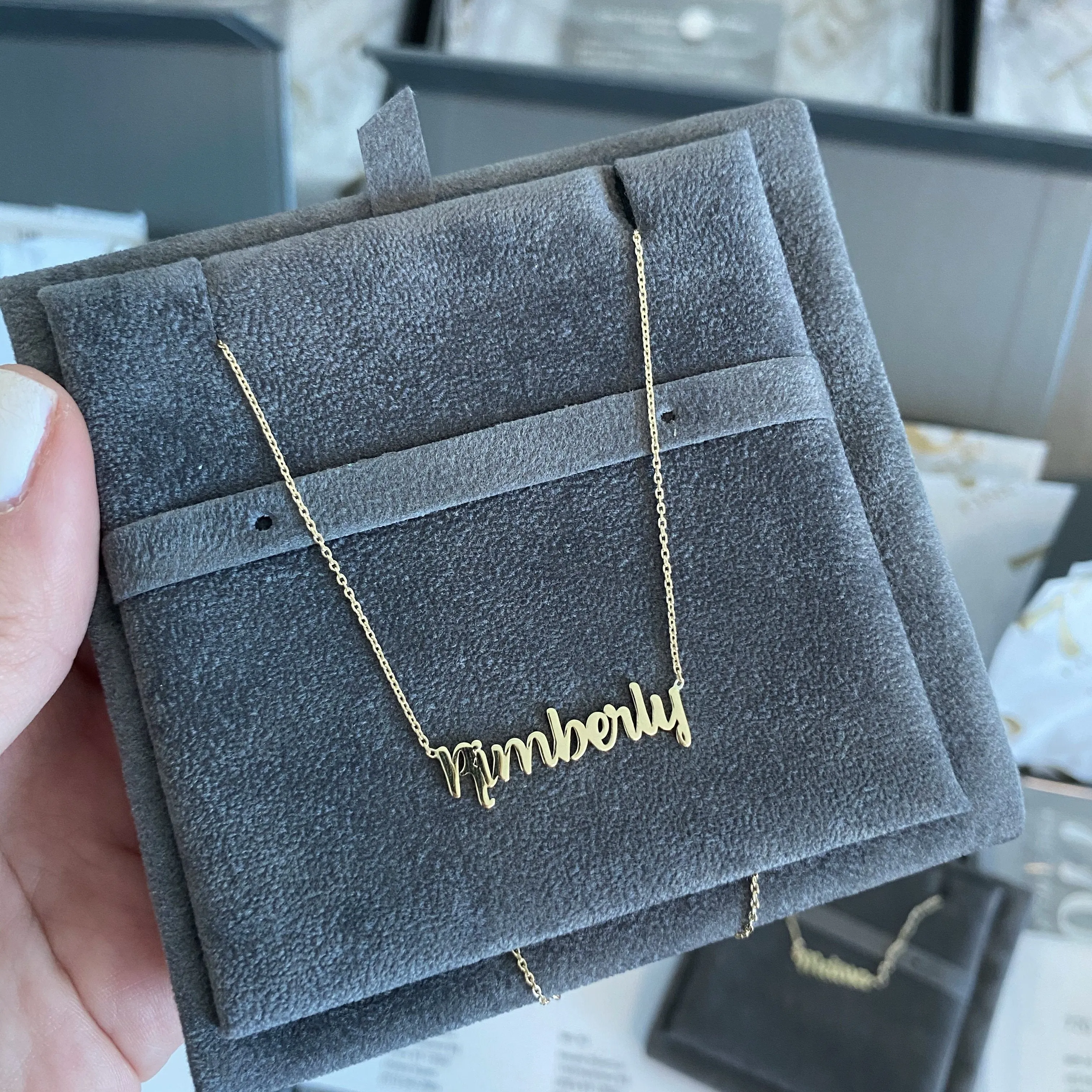 Single Name Necklace