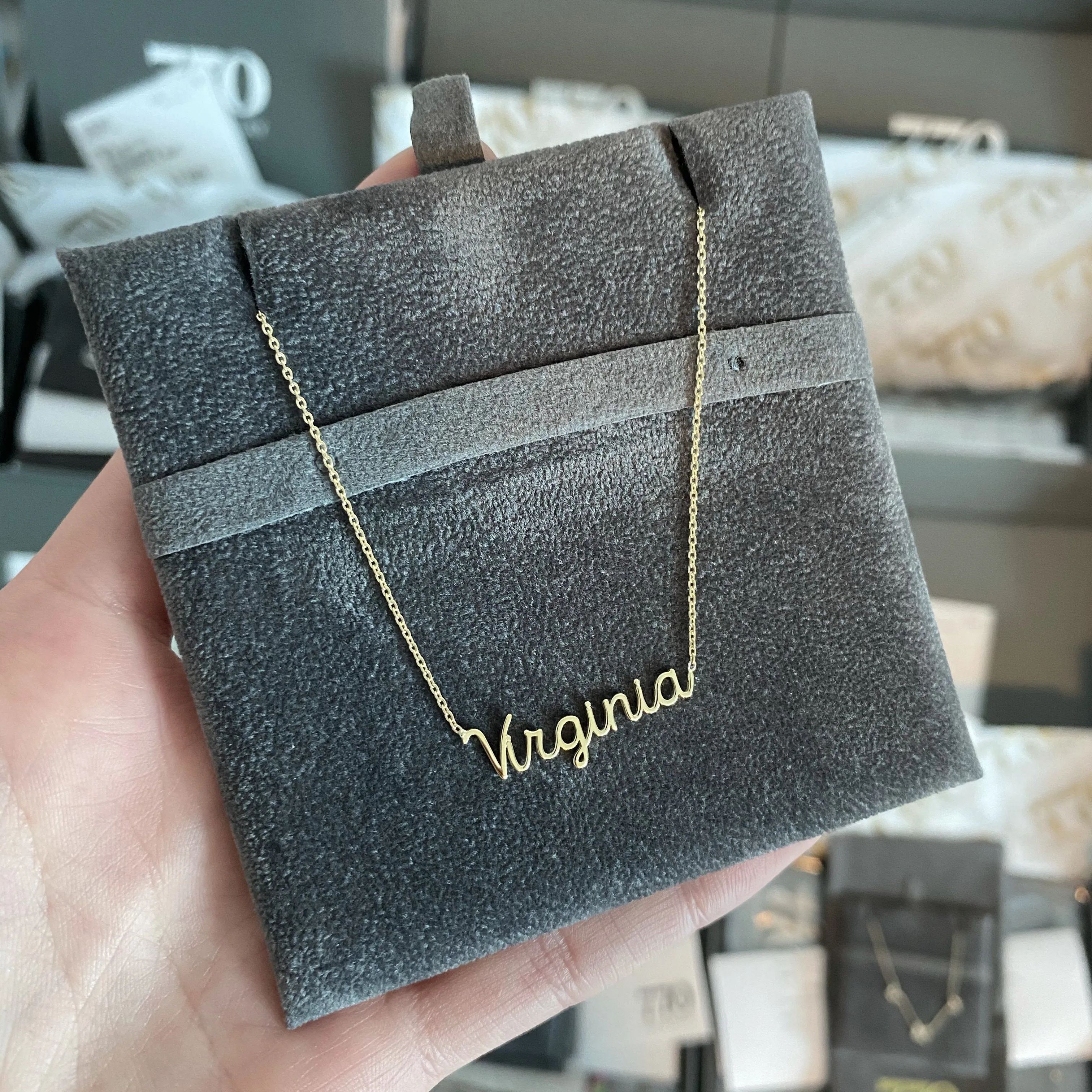 Single Name Necklace