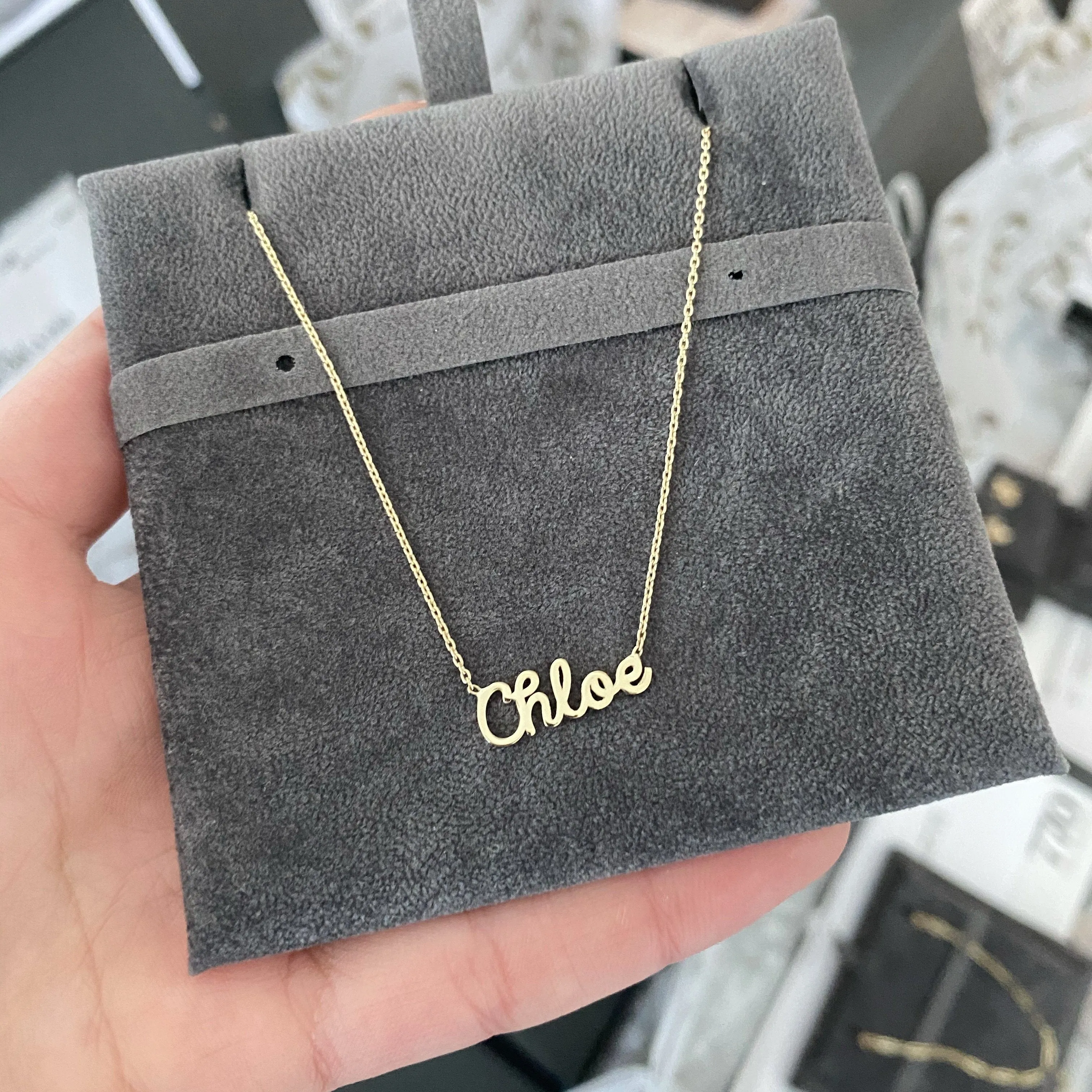 Single Name Necklace