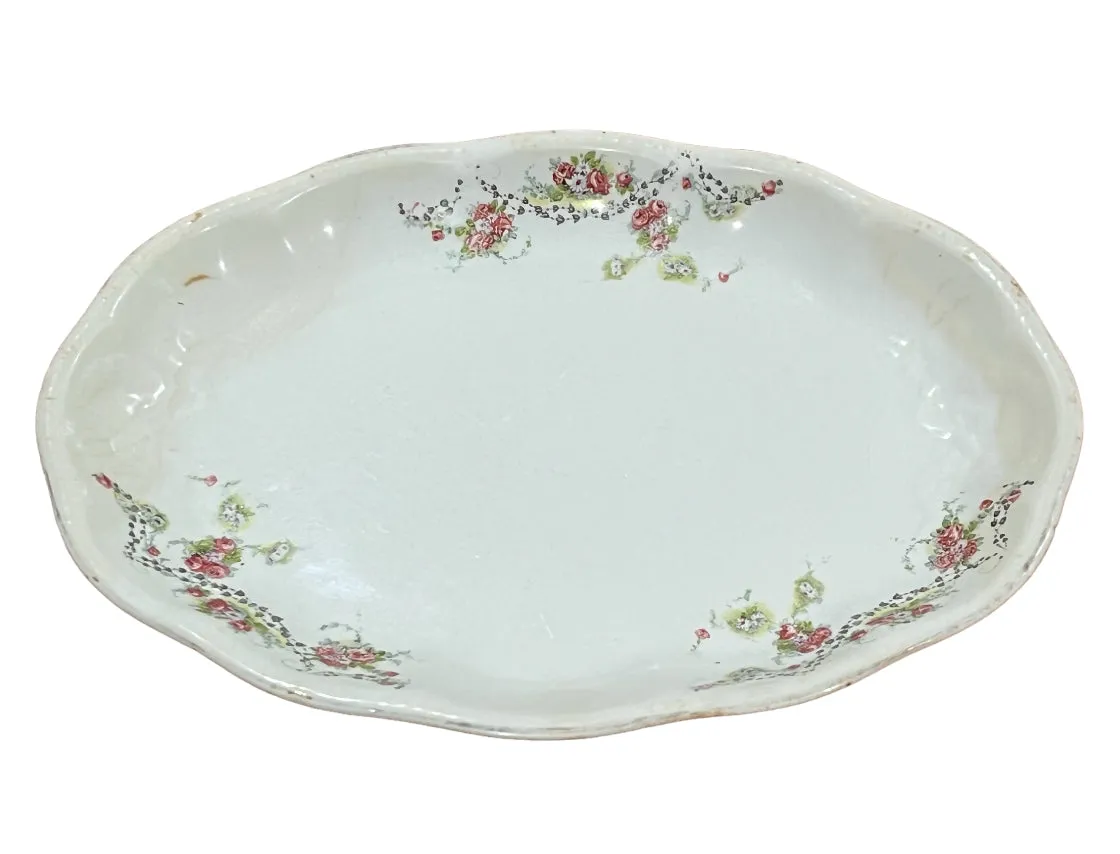 Small Floral Serving Tray